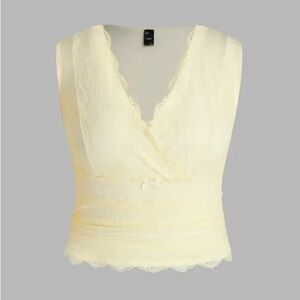 Cider Cream Lace Drape Blouse